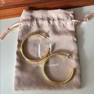 Uncommon James 2” Classic Large Gold Hoops